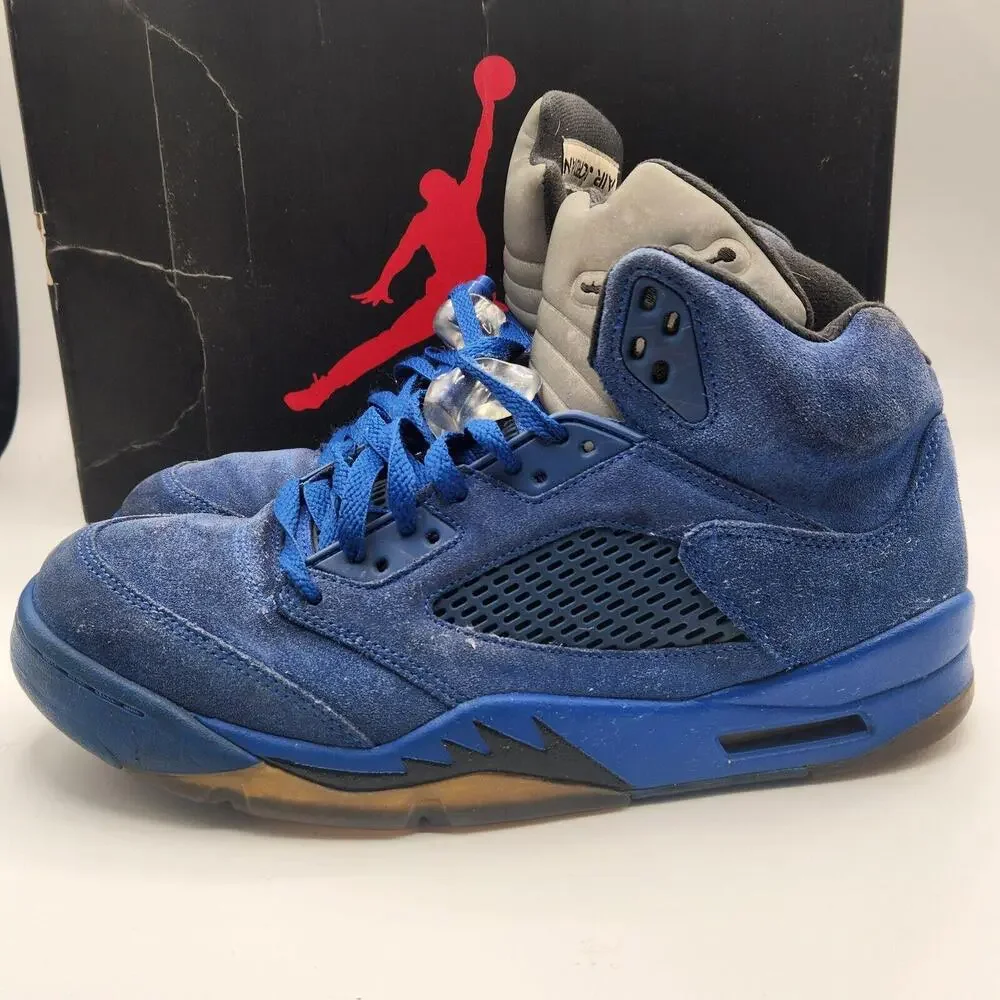 Jordan 5‎ Retro - 'Blue Suede' (Size 9.5) *Nice Condition w/ OG Box*